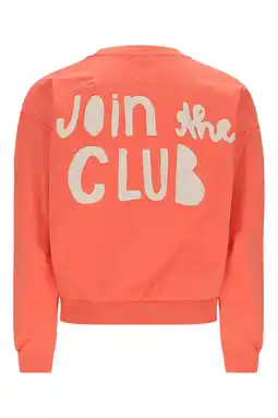 Wehkamp NONO sweater met backprint oranje aanbieding