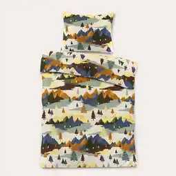 Wehkamp NOUS Kids katoenen dekbedovertrek 1 persoons (140x200 cm) aanbieding