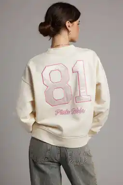 Wehkamp Pink Noir sweater beige aanbieding