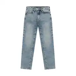 Wehkamp Indian Blue Jeans straight leg jeans medium blue denim aanbieding
