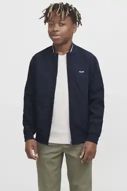 Wehkamp JACK & JONES JUNIOR bomberjack donkerblauw aanbieding