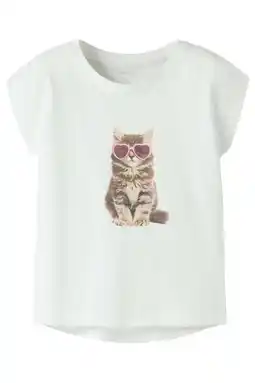 Wehkamp NAME IT MINI T-shirt wit aanbieding