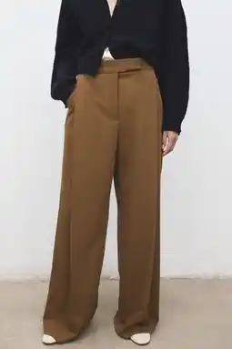 Wehkamp Mango regularwaist broek bruin aanbieding