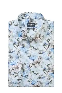 Wehkamp Olymp comfort casual overhemd lichtblauw aanbieding