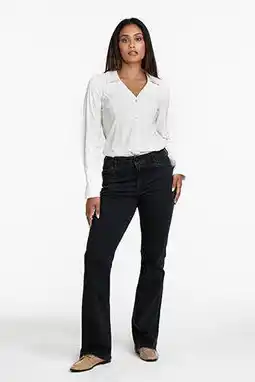 Wehkamp Tramontana flared jeans FLEUR black denim aanbieding