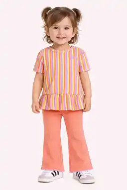 Wehkamp B.Nosy flared broek oranje aanbieding