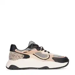 Wehkamp POSH by Poelman Macy chunky sneakers beige/zwart aanbieding
