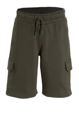 Wehkamp Anytime cargo sweat short groen aanbieding