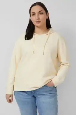 Wehkamp s.Oliver Curve hoodie ecru aanbieding