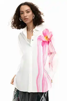 Wehkamp Desigual gebloemde blouse wit aanbieding