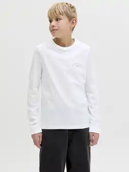 Wehkamp JACK & JONES JUNIOR longsleeve wit aanbieding