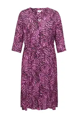 Wehkamp ONLY CARMAKOMA blousejurk roze aanbieding