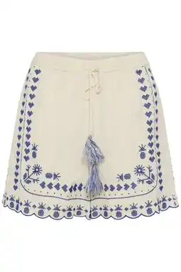 Wehkamp Saint Tropez regularwaist casual short crème aanbieding