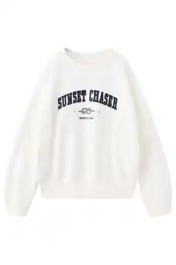 Wehkamp Mango Kids sweater wit aanbieding