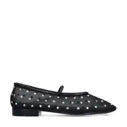 Wehkamp Sacha ballerina's met strass zwart aanbieding