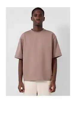 Wehkamp QS relaxed T-shirt bruin aanbieding