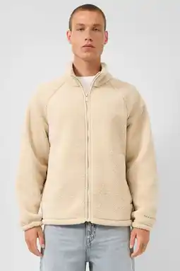 Wehkamp QS teddy jas beige aanbieding