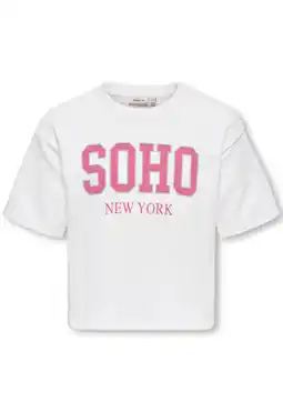 Wehkamp KIDS ONLY GIRL T-shirt wit aanbieding