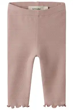 Wehkamp LIL' ATELIER BABY slim legging oudroze aanbieding