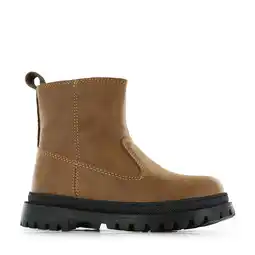 Wehkamp Shoesme leren enkelboots cognac aanbieding
