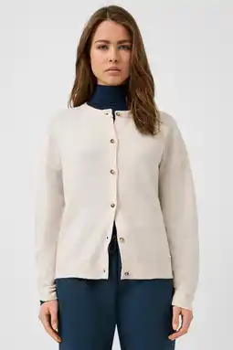 Wehkamp QS gebreid vest ecru aanbieding