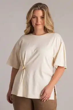 Wehkamp Yest Curve T-shirt ecru aanbieding