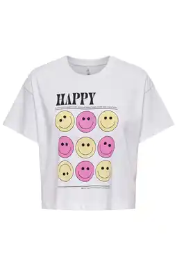 Wehkamp KIDS ONLY GIRL T-shirt wit aanbieding