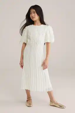 Wehkamp WE Fashion maxi jurk wit aanbieding