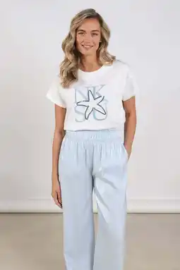 Wehkamp NUKUS T-shirt ecru aanbieding