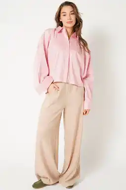 Wehkamp Est'seven blouse lichtroze aanbieding