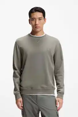 Wehkamp BOSS sweater grijsgroen aanbieding