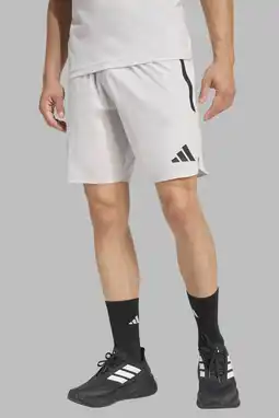 Wehkamp adidas Performance voetbalshort Tiro Travel lichtgrijs aanbieding