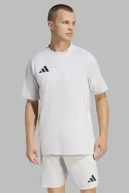 Wehkamp adidas Performance voetbalshirt Tiro Travel lichtgrijs aanbieding