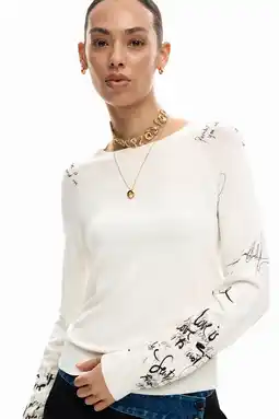 Wehkamp Desigual top wit aanbieding