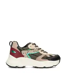 Wehkamp POSH by Poelman chunky sneakers zwart/beige aanbieding
