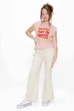 Wehkamp Retour Jeans T-shirt roze aanbieding