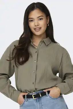 Wehkamp JDY blouse lichtkaki aanbieding