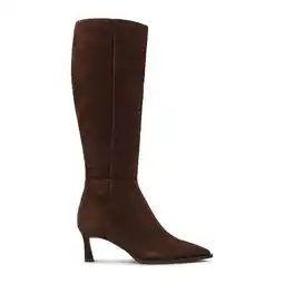 Wehkamp Steve Madden Lucid suède hoge laarzen bruin aanbieding