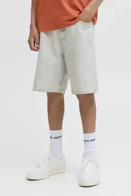 Wehkamp JACK & JONES JUNIOR denim loose short grey denim aanbieding