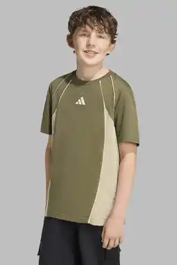 Wehkamp adidas Sportswear T-shirt groen/beige aanbieding