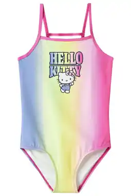 Wehkamp NAME IT KIDS Hello Kitty badpak roze/geel/blauw aanbieding