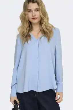 Wehkamp ONLY blouse blauw aanbieding