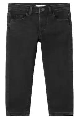 Wehkamp Mango Kids slim fit jeans donkergrijs aanbieding