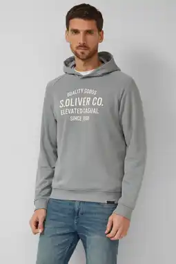 Wehkamp s.Oliver hoodie lichtgrijs aanbieding