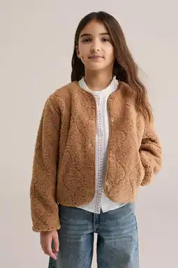 Wehkamp WE Fashion teddy jas bruin aanbieding