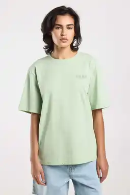 Wehkamp America Today T-shirt met backprint mintgroen aanbieding