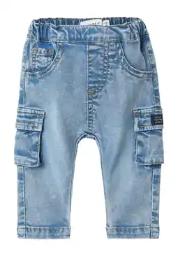 Wehkamp NAME IT BABY regular fit jeans medium blue denim aanbieding