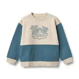 Wehkamp Wheat sweater blauw aanbieding