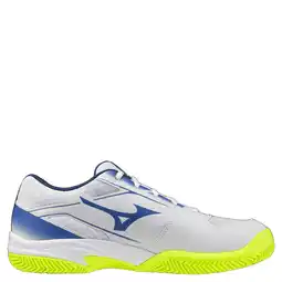 Wehkamp Mizuno Break Shot 5 CC tennisschoenen wit/blauw aanbieding