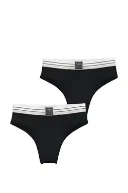 Wehkamp Björn Borg string (set van 2) zwart aanbieding